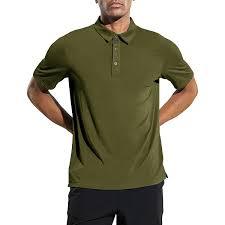 Polo en polyester haute performance pour homme, séchage rapide, vêtement tactique d'extérieur, personnalisable, vente en gros - Product Image 5