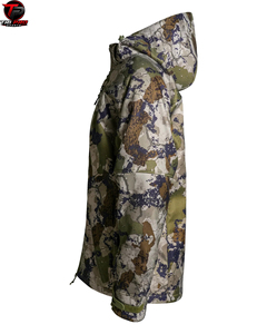 Veste de chasse d'hiver imperméable de haute qualité unisexe pour l'extérieur, avec capuche réglable, fermeture éclair intégrale sur le devant, deux poches poitrine - Product Image 4