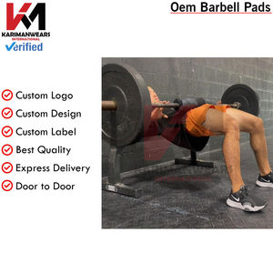 Almohadilla de espuma ajustable con velcro para barra, para sentadillas, empujes de cadera, levantamiento de pesas en gimnasio, para cuello y hombros - Product Image 6