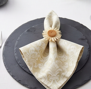 Anillo de servilleta floral para decoración de mesa, eventos, comidas diarias y regalos, añade un aspecto natural a las decoraciones de mesa modernas. - Product Image 4