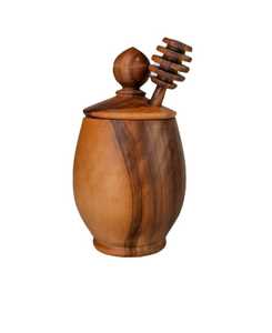 Hs Husnain Crafts - Cuchara de Madera Reutilizable Hecha a Mano para Miel, Estilo Americano, con Logotipo Personalizable, Embalaje que Conserva la Frescura - Product Image 3