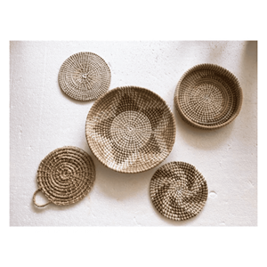 Decoración de pared estilo bohemio de fibra de algas marinas tejida para realzar el estilo decorativo y la decoración de paredes interiores, hecho en Vietnam. - Product Image 3