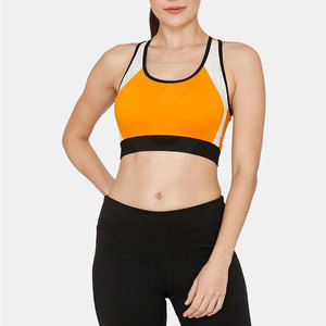Sujetador Deportivo de Alta Sujeción, Estilo Atlético y Simple, Tejido Transpirable de Secado Rápido, Logotipo Frontal, Ecológico, para Yoga y Actividades Diarias - Product Image 6
