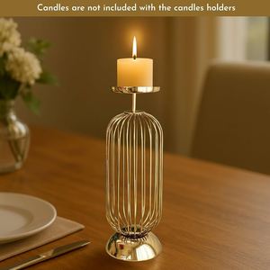 Candelabro de Hierro Forjado de Lujo, Hecho a Mano, Duradero, Estilo Vintage, Color Personalizado Premium, para Navidad, Hogar, Hotel - Product Image 6