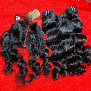 Cheveux Humains Vierges Remy Vietnamiens Ondulés Naturels et Ondulations Profondes Souples - Vente en Gros - Product Image 2
