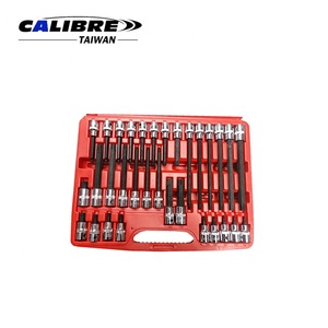Jeu de douilles Torx à main TAIWAN CALIBRE 32 pièces 1/2 pouce T20-T70, profondes et peu profondes, garantie 1 an, outils de réparation automobile OEM - Product Image 2