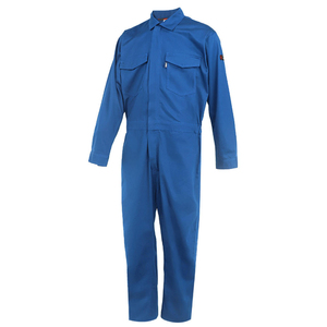 Men's <b>Waterproof</b> <b>Work</b> Coverall Boilersuit Royal Blue Zip Front Multi-Pocket Industrial Workwear Uniform Wholesale OEM - Product Image 2