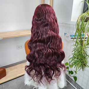 Human Hair <b>Wigs</b> Super Double Drawn 100% Virgin Raw Vietnamese Hair Body Wave 5x5 Closure Transpance <b>Lace</b> <b>Wig</b> - Product Image 3