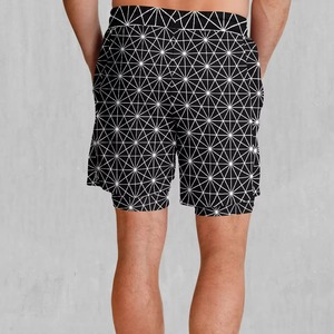 Shorts en coton respirant à séchage rapide, taille haute, sublimation, cordon de serrage, dernier design, décontracté, tissé - Product Image 3