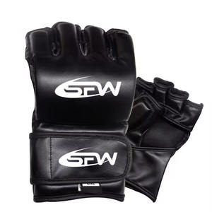 Guantes de Entrenamiento Profesionales para Kick Boxing y Muay Thai, de Cuero Sintético, Dedos Completos, Transpirables, Absorbentes de Humedad, con Cierre de Gancho y Bucle - Product Image 5