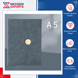 Set de Regalo Corporativo de Cuaderno de Cuero PU Hecho a Mano con Diseño Personalizado de Calidad Inigualable, Taza Térmica y Bolígrafo Metálico, Superventas - Product Image 5