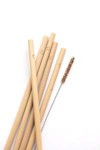 Vietnam/Viet Delta/MS.THAO Rustic Luxurious Bamboo Straws with Natural Wood Grain Beautiful for Party Occasions - Product Image 3