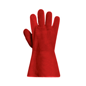 Gants de soudage TIG en cuir pleine fleur et croûte de cuir de vachette de qualité supérieure ANSI, résistants à la chaleur, aux étincelles et à l'abrasion, pour la lutte contre les incendies - Product Image 3