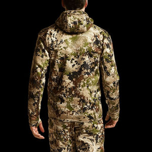 Veste de chasse en toile d'extérieur à motif personnalisé, teinture intégrale par transfert thermique, respirante, à carreaux, col montant, logo avant, OEM ODM - Product Image 3