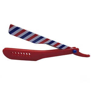 <b>Barber</b> Stainless Steel Shaving Razors with Removable <b>Blade</b> Paper Coated Handle for Hair Face Body and Bikini Salon Use - Product Image 5
