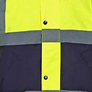 Veste de sécurité haute visibilité, vêtements de travail réfléchissants personnalisés, fermeture à boutons, poches utilitaires pour les équipes de construction et de travaux routiers - Product Image 6