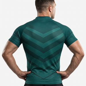Maillots de rugby personnalisés en polyester coupe-vent, antibactériens, respirants et anti-humidité pour adultes, de haute qualité, par sublimation, vente en gros - Product Image 2