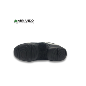 Chaussures de danse jazz OEM pour enfants et adultes, en maille et cuir verni, semelle fendue, à lacets, logo personnalisé, petit MOQ, fabricant - Product Image 4