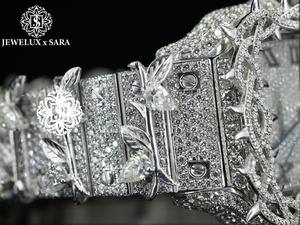 Reloj con Diamantes Blancos Iced Out Más Vendido con Piedras de Circonita Cúbica para Eventos Empresariales o Formales Disponible a Precio de Fábrica - Product Image 3