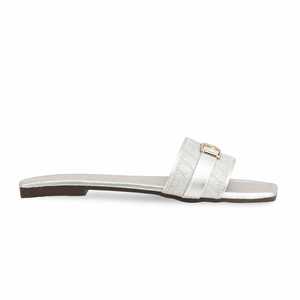 Pantoufles de sport décontractées argentées modèle CL2020 - Product Image 4