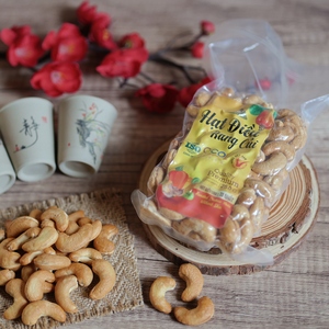 Shelled Roasted Cashew Nuts Premium Grade W180 250g Transparent Vietnam Zipper Made Our Own Factory Dong Phu Brand ISO Certified - Product Image 5