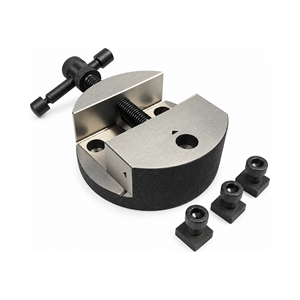 Table rotative inclinable de précision de 4 pouces (100 mm) avec 4 fentes en T, inclinaison de 0 à 90 degrés, avec étau rond de 100 mm, mâchoires de 79 mm pour fraiseuse - Product Image 4