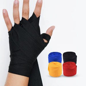 Bandes de boxe professionnelles en coton respirant pour l'entraînement, soutien du poignet, fitness, bandes de résistance élastiques pour les mains - Product Image 5