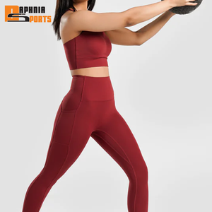 OEM Casual Wear Tight Breathable Fitness <b>Leggings</b> Custom Spandex/Nylon Sport Girls High Waisted Workout <b>Leggings</b> - Product Image 3