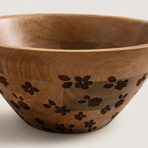 Grand saladier en bois fait main, rond, pour la cuisine et les restaurants, en promotion - Product Image 4