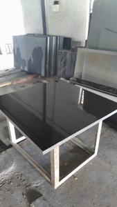 แผ่นหินแกรนิตแบล็คกาแล็กซี่และกระเบื้องแกรนิตขัดเงาคุณภาพพรีเมียมสำหรับปูพื้น เคาน์เตอร์ และบุผนัง - Product Image 2