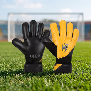 Direct Factory Supplier Custom Logo Goalkeeper Gloves Comfortable Soft Most Selling Custom Design Soccer Goalkeeper Gloves - Product Image 3