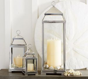 Industrial Style Iron Lantern <b>Candle</b> <b>Holder</b> Perfect For Modern Home Restaurant Hotel And Commercial Decorative Applications - Product Image 2
