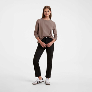 Casual Fashion <b>Top</b> Suitable For Daily Wear Travel Comfortable Women <b>Long</b> <b>Sleeve</b> T Shirt Premium Cotton Material Soft Breathable - Product Image 1