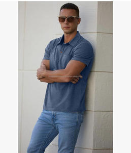 Camisetas Polo de Alta Calidad para Hombre, Estilo Clásico, Diseño Sólido, Tejido de Punto, Casual, Talla XL, con Aberturas - Product Image 3