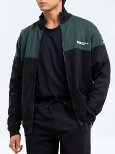Men's Grey Solid Acid Wash Color Blocking Tracksuit Set <b>Full</b> <b>Zip</b> <b>Hoodie</b> Joggers Breathable Sporty Casual Wear Winter Regular Fit - Product Image 4