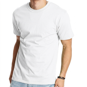 T-shirt en coton pour homme, coupe classique, col rond, décontracté, streetwear, fabricant de vêtements personnalisés - Product Image 5