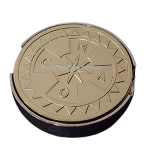 Sous-verres écologiques en noyer, de qualité supérieure, avec design personnalisé, en métal, pour la décoration de la maison et l'utilisation en cuisine - Product Image 1