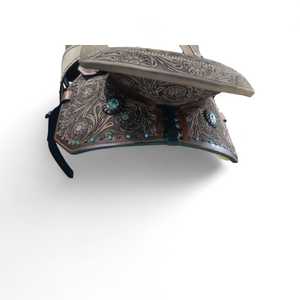 TI101OA063 Customized Branded Western English Leather Horse Saddle <b>Soft</b> Seat Fiberglass Tree Stainless Steel Hardware Equestrian - Product Image 5