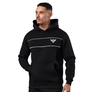 Sweat-shirt à capuche personnalisé pour homme en coton et polyester, molletonné, pour la gym, l'entraînement, le streetwear décontracté, manches longues, vêtements d'hiver - Product Image 1
