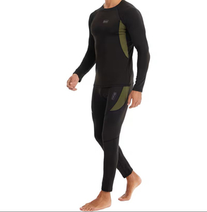 Wholesale <b>Men's</b> Quick-Drying Spandex/Polyester Training Sportswear Sets Gym Fitness Compression Sport Suit Jogging MMA Rash - Product Image 4