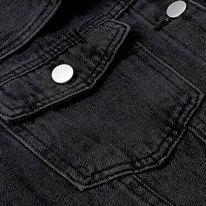 Veste en jean pour femme, style décontracté moderne, durable, anti-plis, prix abordable, imperméable, service OEM. - Product Image 6