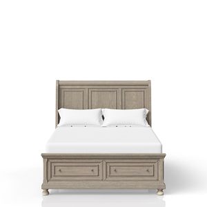Juego de Dormitorio King Gris Antiguo con Almacenamiento, Diseño Clásico Elegante con Comodidad y Organización - Product Image 2