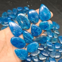 Lot de cabochons d'apatite naturelle en gros, lot de pierres précieuses d'apatite pour la fabrication