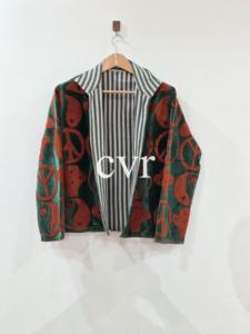 Abrigo Ecológico Uzbeko Bordado a Mano de Terciopelo para Mujer, Abrigo de Lujo Suzani Estilo Boho para Fiestas de Invierno - Product Image 5