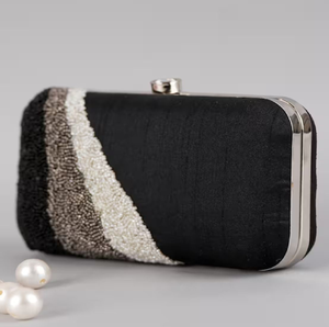 Shimmering seed pearls and crystals adorn this elegant <b>bridal</b> clutch. Available at wholesale prices <b>for</b> your boutique collection - Product Image 5