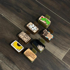 New Customize Various Shapes and Sizes of <b>Hair</b> <b>Claw</b> Floral Design with Engraved Tooled Leather Available <b>Hair</b> Clip for Women's - Product Image 2