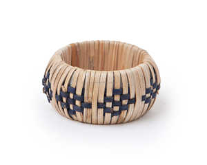 Anneau de serviette de mariage en bambou biologique, fait à la main, fibre naturelle, accessoire de table écologique, fournisseur en gros, durable - Product Image 3