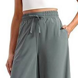 Wearpex Women's Casual Sports Yoga Leggings <b>Elastic</b> Waist <b>Belt</b> Pocket Comfortable Eco-Friendly Breathable Drawstring Closure - Product Image 5