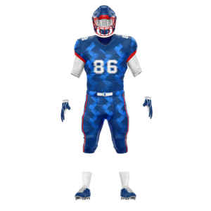 Uniforme de football américain en polyester de haute qualité pour adulte, personnalisable, tenue de sport pour équipe, short grande taille, technique de sublimation, couleur unie - Product Image 4