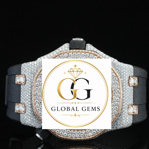 Reloj Analógico de Acero Inoxidable con Incrustaciones de Diamantes VVS, Chapado en Oro Blanco, de Alta Calidad, para Hombre, el Mejor Regalo de Joyería de Moda - Product Image 2